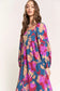 Boho floral ruffled maxi dress | retro charm | fashionfitz