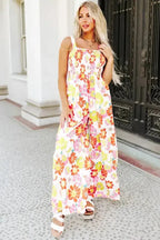 Floral Wide Leg Jumpsuit - Fashionfitz