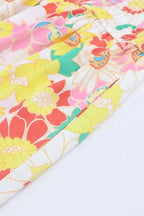 Floral Wide Leg Jumpsuit - Fashionfitz