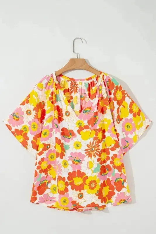 Floral Wide Leg Jumpsuit - Fashionfitz
