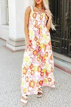 Floral Wide Leg Jumpsuit - Fashionfitz