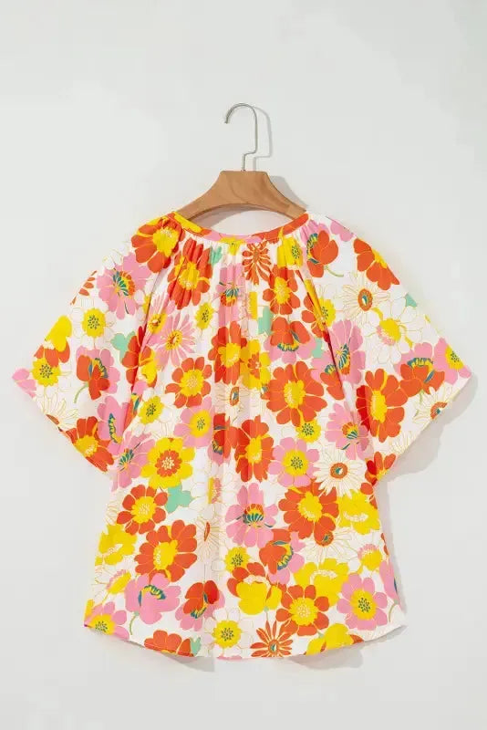 Floral Wide Leg Jumpsuit - Fashionfitz