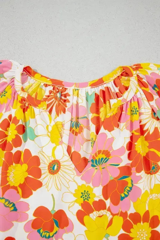 Floral Wide Leg Jumpsuit - Fashionfitz