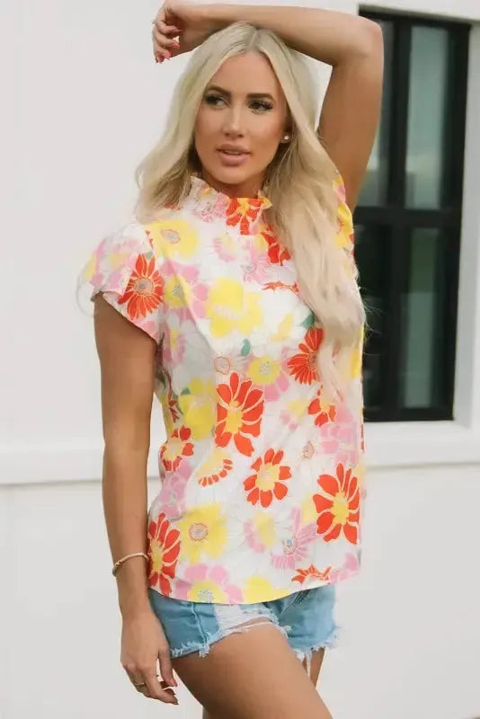 Floral Wide Leg Jumpsuit - Fashionfitz