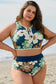 Floral zipped bikini - plus size by fashionfitz