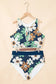 Floral zipped bikini - plus size by fashionfitz