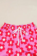 Flower Shorts Pajamas Set - Fashionfitz