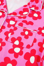 Flower Shorts Pajamas Set - Fashionfitz