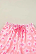 Flower Shorts Pajamas Set - Fashionfitz