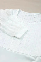 Frenchy Lace Sleeve Bodysuit - Fashionfitz