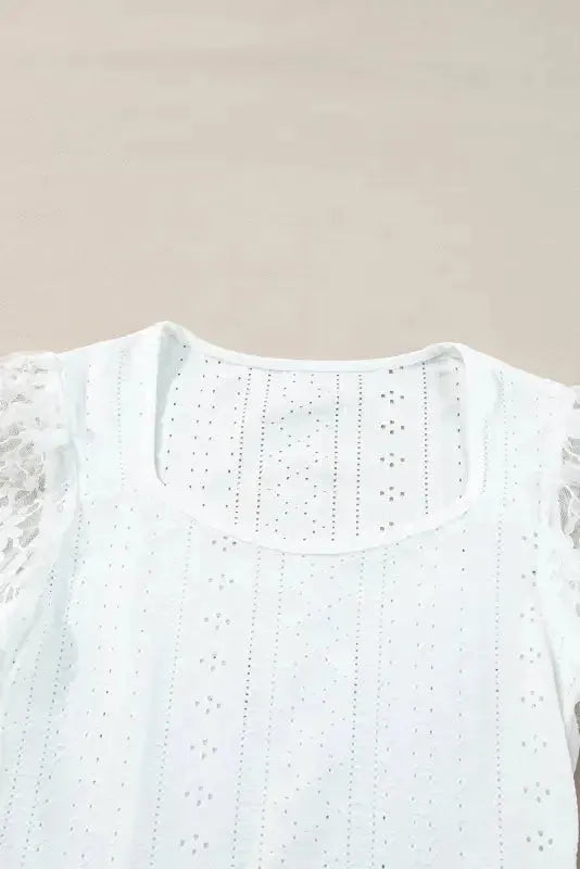 Frenchy Lace Sleeve Bodysuit - Fashionfitz