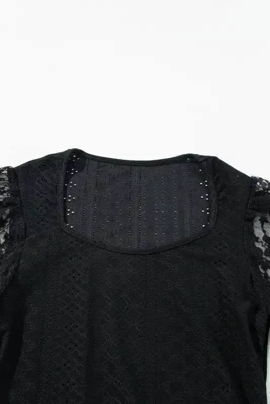 Frenchy Lace Sleeve Bodysuit - Fashionfitz