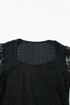Frenchy Lace Sleeve Bodysuit - Fashionfitz