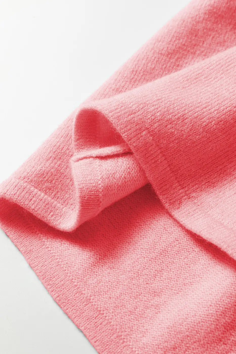 Fuzzy knit cardigan women | pastel boxy 3/4 sleeve