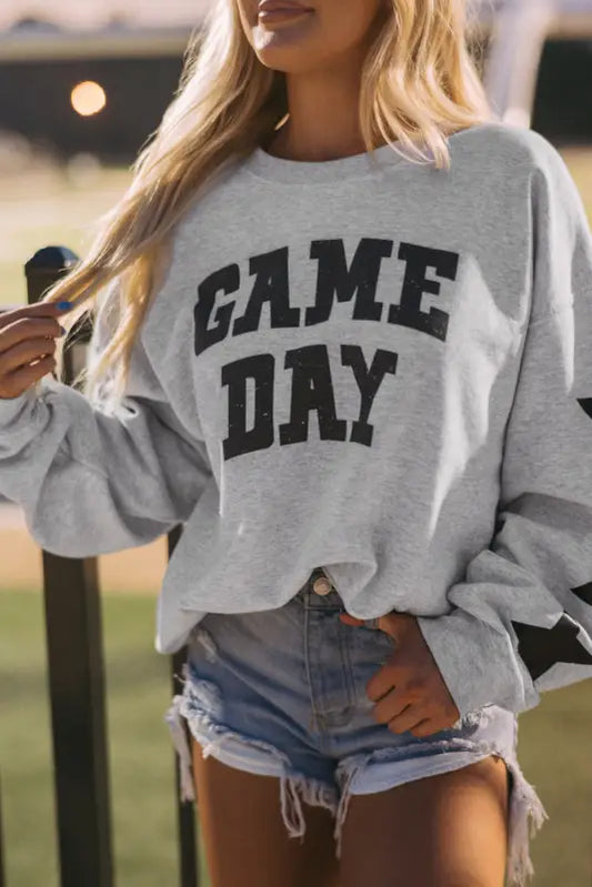 Game day graphic sweatshirt | fashionfitz