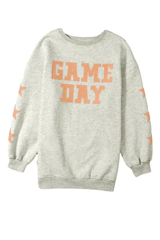 New in grapefruit orange game day graphic sweatshirt