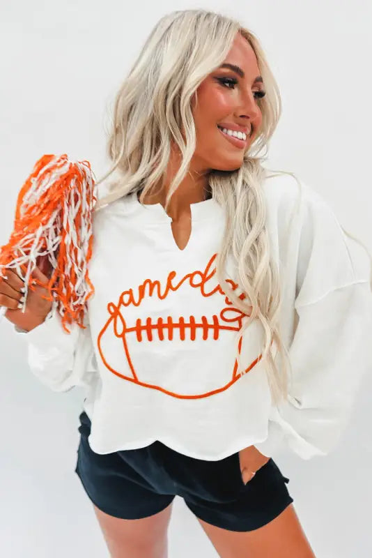 Game day rugby sweatshirt | cozy & stylish | fashionfitz