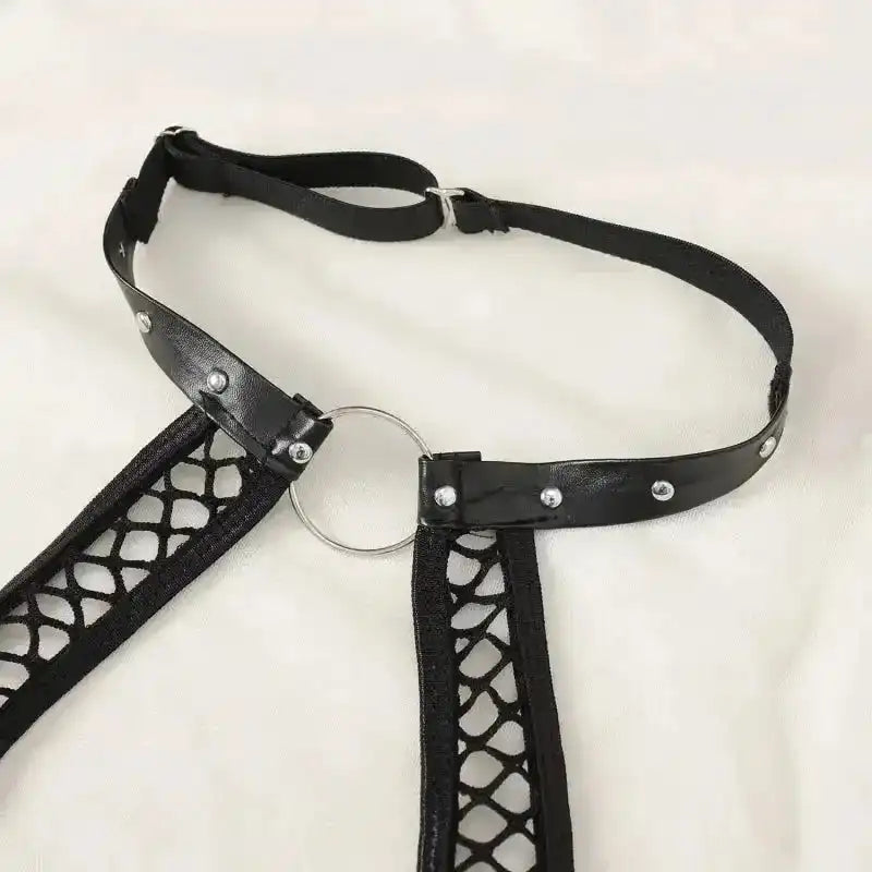 Garter Bustier Fishnet Design - Fashionfitz