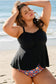 Geometric glam tankini - plus size | fashionfitz