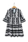 Geometrix Cascade Ruffled Dress - Fashionfitz