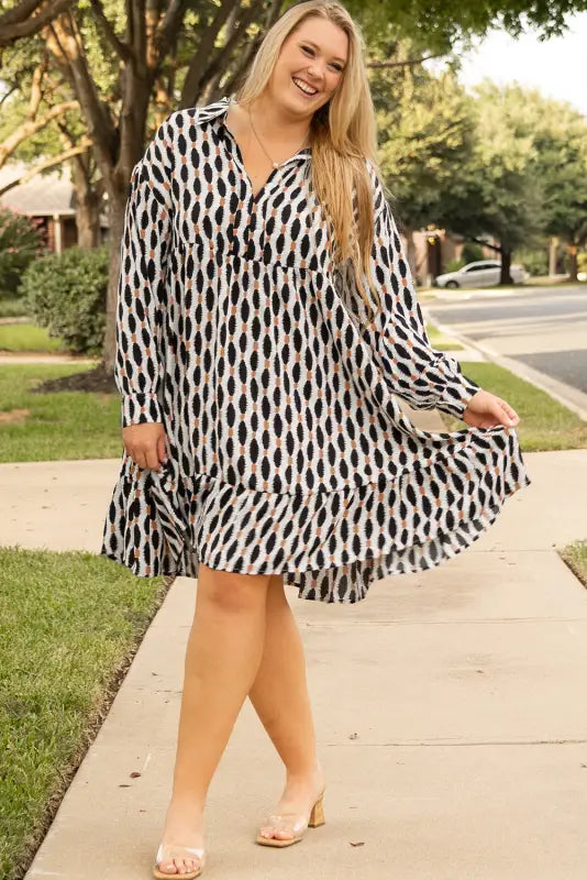 Geovogue plus size dress - elegant & trendy | fashionfitz