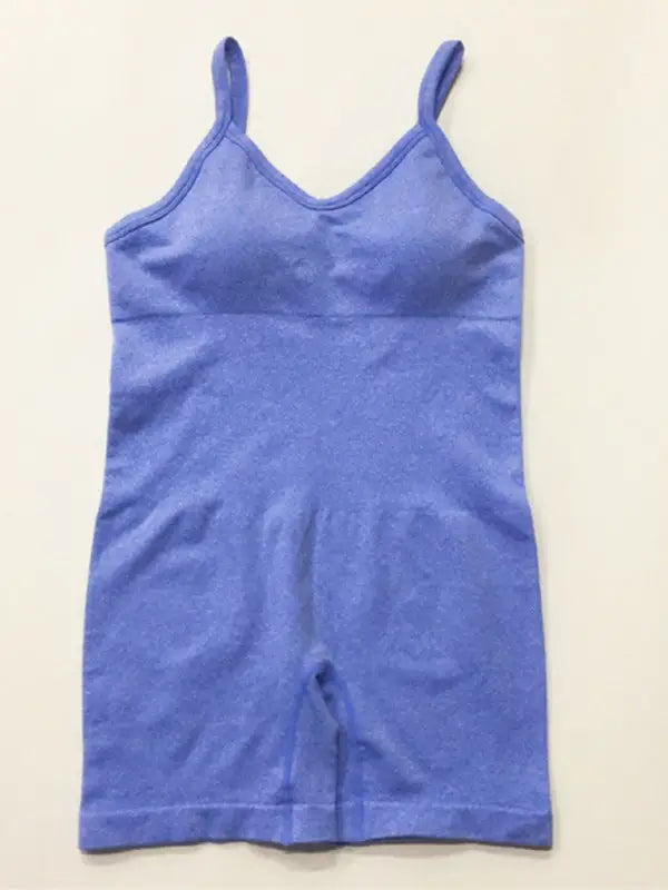 Girl power active jumpsuit - blue / s - yoga romper