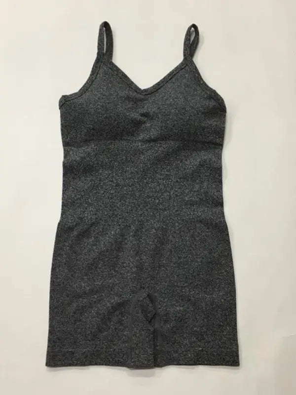 Girl power active jumpsuit - dark gray / s - yoga romper