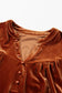 Gold flame beaded velvet top - women’s tops at fashionfitz