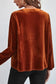 Gold flame beaded velvet top - women’s tops at fashionfitz