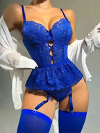 Good Wife 3-Pieces Lace Corset Garter - Fashionfitz