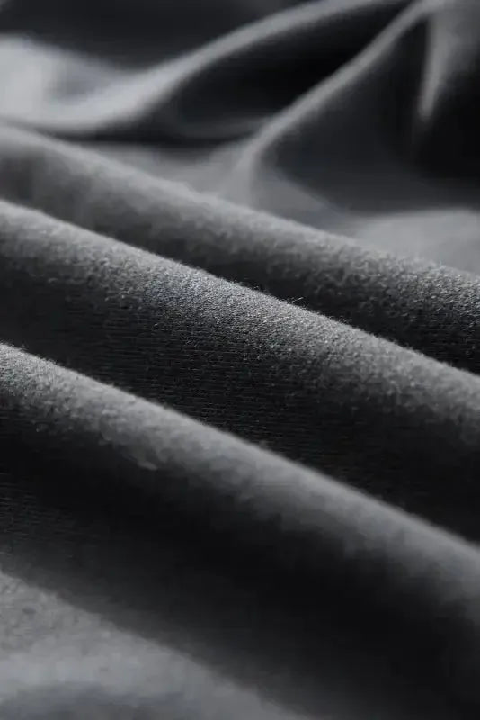 Gray Button Long Sleeve Wide Leg Jumpsuit - Fashionfitz