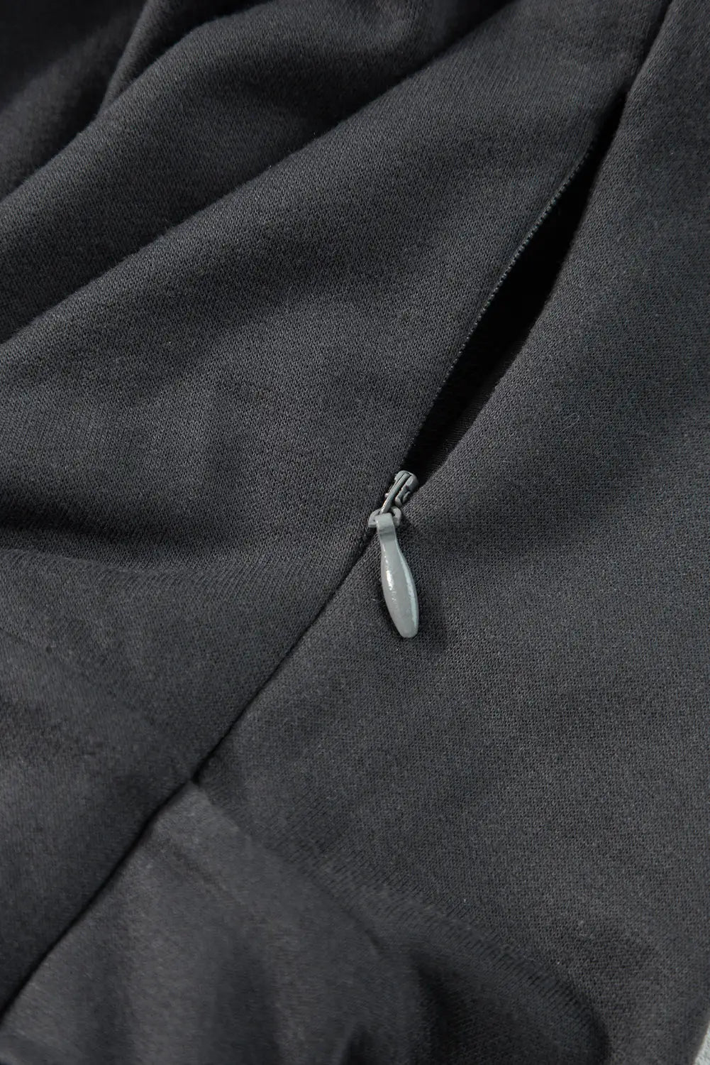 Gray button long sleeve wide leg jumpsuit - bottoms