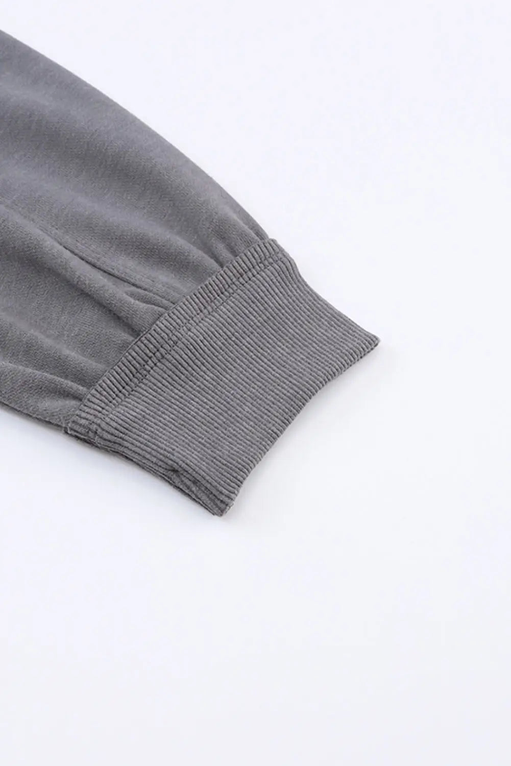 Gray exposed seam twist open back oversized sweatshirt - sweatshirts & hoodies