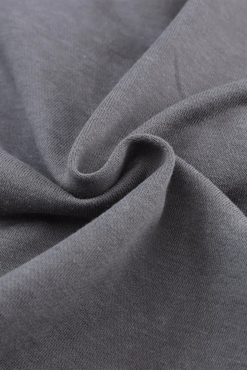 Gray exposed seam twist open back oversized sweatshirt - sweatshirts & hoodies