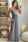 Gray leopard print pocketed sleeveless maxi dress - dresses