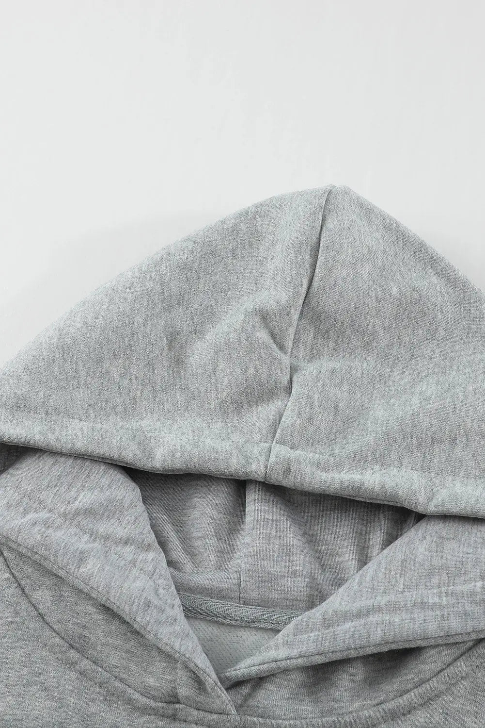 Gray loose kangaroo pocket hoodie - sweatshirts & hoodies