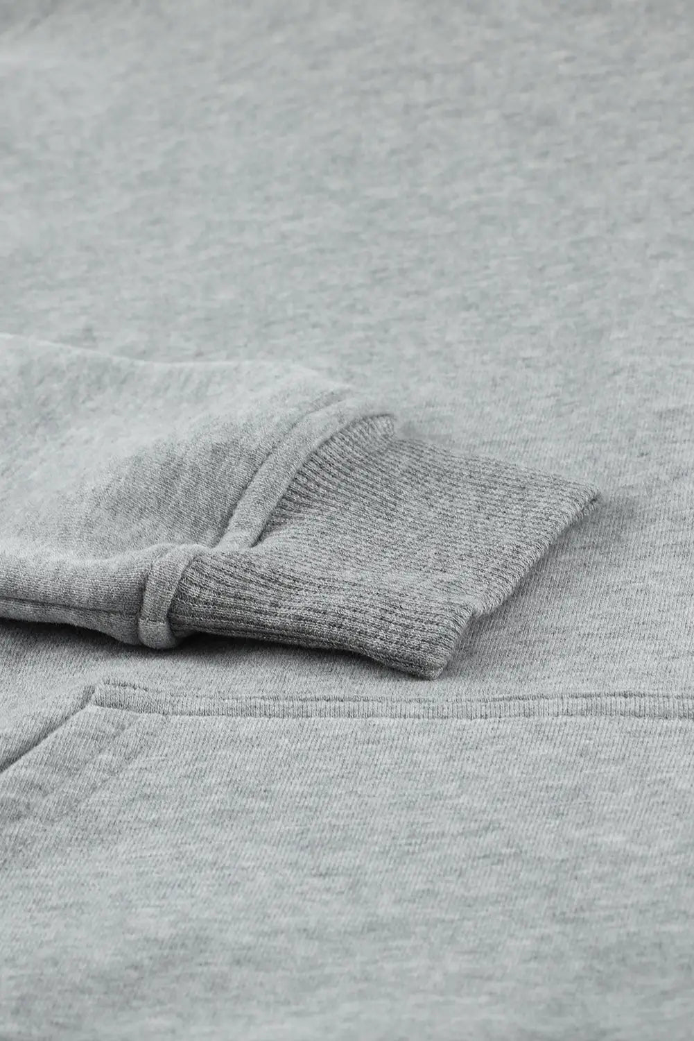 Gray loose kangaroo pocket hoodie - sweatshirts & hoodies