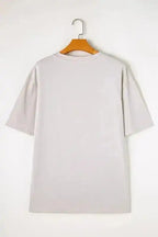 Gray Rock & Roll Graphic Distressed Vintage Tee - Fashionfitz