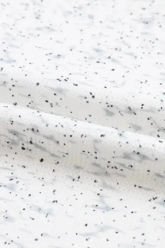 Gray Slouchy Heather Rib Knit Long Sleeve Henley Top - Fashionfitz