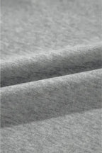 Gray Solid Classic Crewneck Pullover Sweatshirt - Fashionfitz