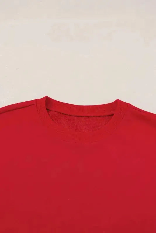 Gray Solid Classic Crewneck Pullover Sweatshirt - Fashionfitz