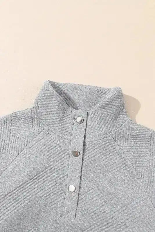 Gray Textured Kangaroo Pocket Drawstring Hooded Mini Dress - Fashionfitz