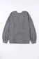 Gray twist-back oversized sweatshirt - sweatshirts & hoodies