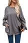 Gray twist-back oversized sweatshirt - sweatshirts & hoodies