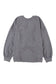 Gray twist-back oversized sweatshirt - sweatshirts & hoodies