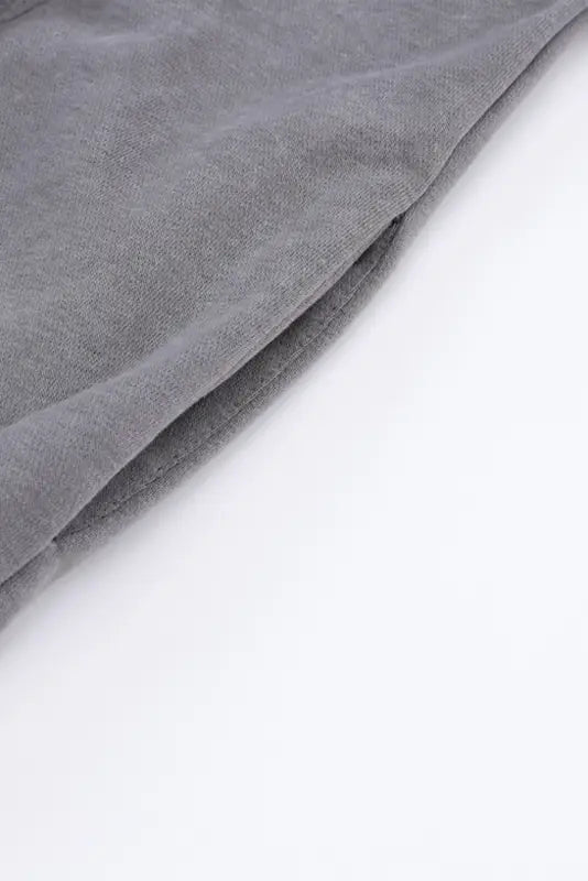 Gray twist-back oversized sweatshirt - sweatshirts & hoodies