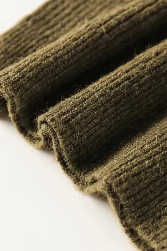 Gray V Neck Bodycon Sweater Dress - Fashionfitz