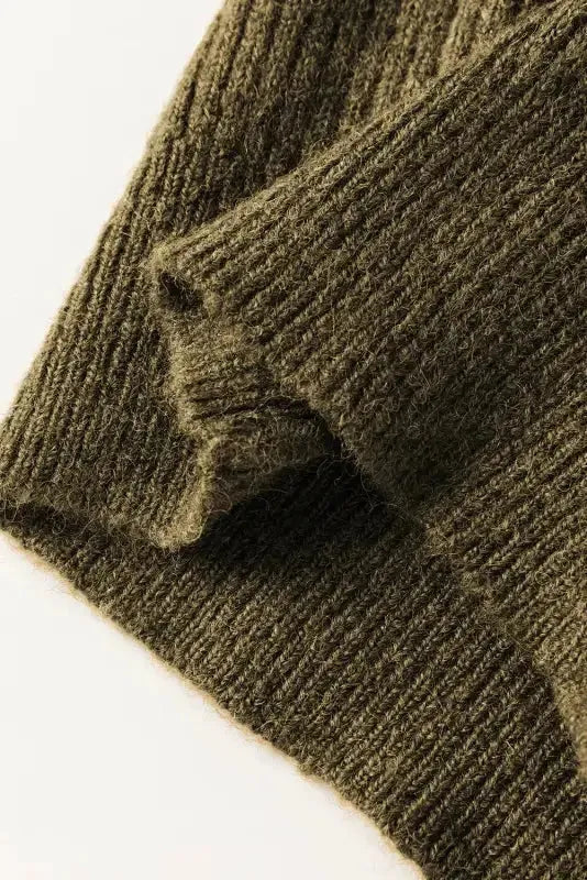 Gray V Neck Bodycon Sweater Dress - Fashionfitz