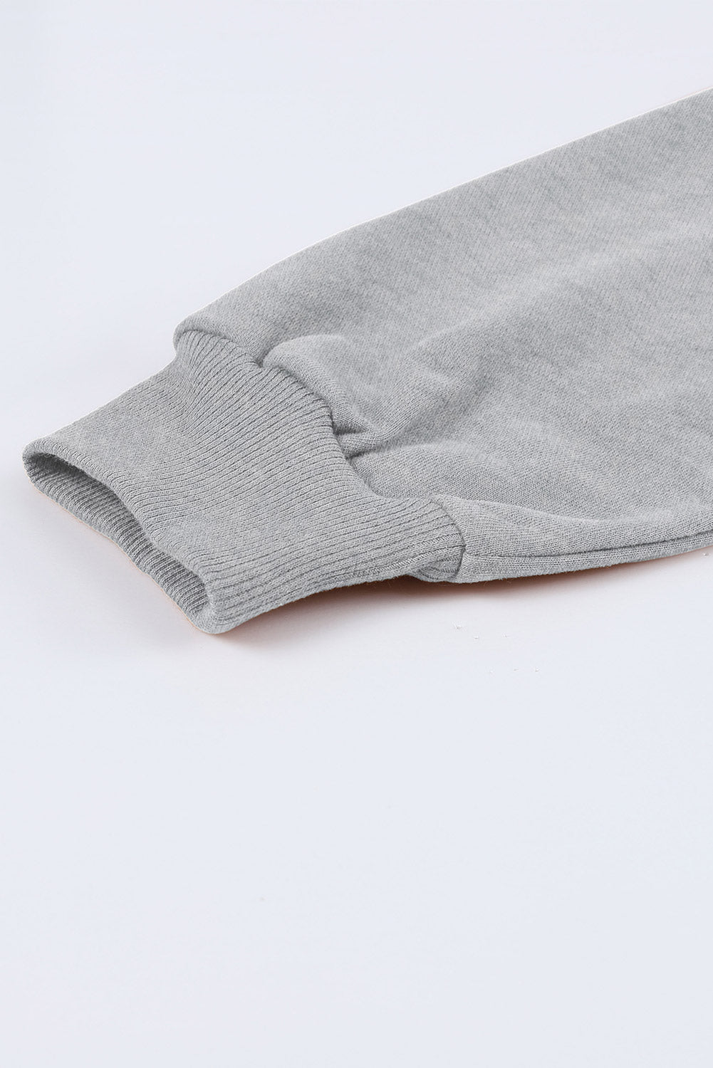 Gray zipped funnel neck kangaroo pocket sweatshirt - sweatshirts & hoodies