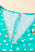 Green Cheetah Short Sleeve Plus Top - Fashionfitz